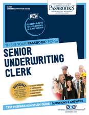 National Learning Corporation: Senior Underwriting Clerk (C-