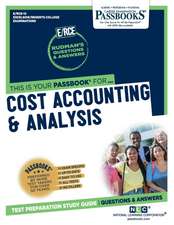 Cost Accounting & Analysis (Rce-12)