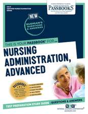 National Learning Corporation: Nursing Administration, Advan