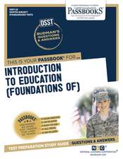 Introduction to Education (Foundations Of) (Dan-22)