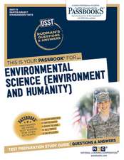 Environmental Science (Environment and Humanity) (Dan-72): Passbooks Study Guide Volume 72