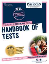 Handbook of Tests (Cs-17): Passbooks Study Guide Volume 17