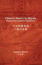 Chinese Poetry in Rhyme