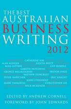 The Best Australian Business Writing 2012