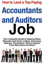 How to Land a Top-Paying Accountants and Auditors Job