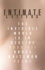 Intimate Letters: The Invisible World Is in Decline, Book VII