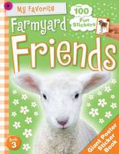 Cute Animals Poster Sticker Book: Farmyard Friends