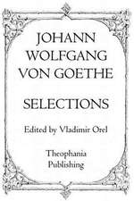 Johann Wolfgang Von Goethe