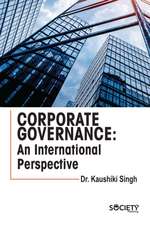 Corporate Governance: An International Perspective