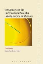 Tax Aspects of the Purchase and Sale of a Private Company's Shares