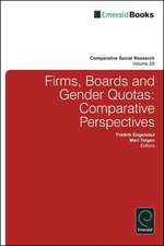 Firms, Boards and Gender Quotas – Comparative Perspectives