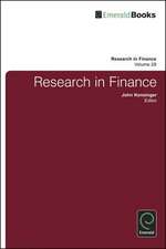 Research in Finance