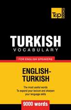 Turkish Vocabulary for English Speakers - 9000 Words: Organization, Finance and Capital Markets