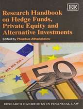 Research Handbook on Hedge Funds, Private Equity and Alternative Investments