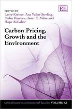 Carbon Pricing, Growth and the Environment