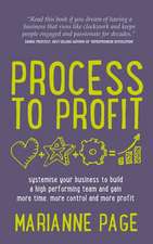 Process to Profit - Systemise Your Business to Build a High Performing Team and Gain More Time, More Control and More Profit