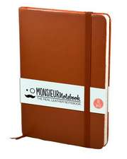 Monsieur Notebook Soft Leather Journal - Tan Ruled Medium