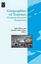 Geographies of Tourism – European Research Perspectives