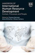 Handbook of International Human Resource Develop – Context, Processes and People