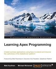 Learning Apex Programming