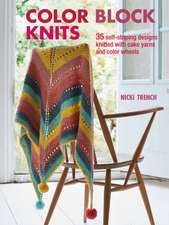 Color Block Knits: 35 self-striping designs knitted with cake yarns and color wheels