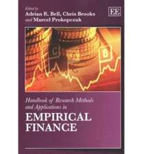 Handbook of Research Methods and Applications in Empirical Finance