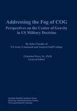 Addressing the Fog of Cog: Perspectives on the Center of Gravity in Us Military Doctrine