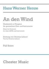 An Den Wind: Music for Pentecost