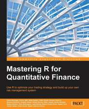 Mastering R for Quantitative Finance