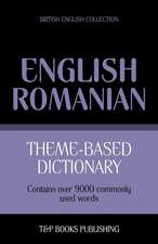 Theme-Based Dictionary British English-Romanian - 9000 Words: Geospatial Analysis with Python