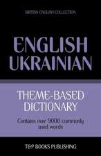 Theme-Based Dictionary British English-Ukrainian - 9000 Words: Geospatial Analysis with Python