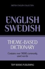 Theme-Based Dictionary British English-Swedish - 9000 Words: Geospatial Analysis with Python