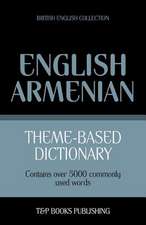 Theme-Based Dictionary British English-Armenian -5000 Words: Geospatial Analysis with Python