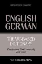 Theme-Based Dictionary British English-German - 3000 Words: Geospatial Analysis with Python