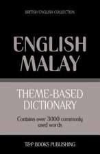 Theme-Based Dictionary British English-Malay - 3000 Words: Geospatial Analysis with Python