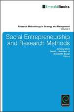 Social Entrepreneurship and Research Methods