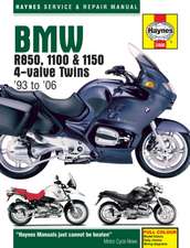 BMW R850, 1100 & 1150 4–valve Twins (93 – 06) Haynes Repair Manual