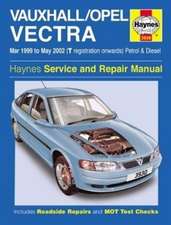 Vauxhall/Opel Vectra Petrol & Diesel (Mar 99 – May 2002