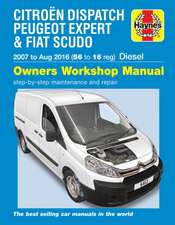 Citroen Dispatch, Peugeot Expert & Fiat Scudo Diesel 56 to 16 (07 – Aug 16) Haynes Repair Manual