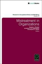 Mistreatment in Organizations