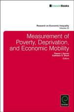 Measurement of Poverty, Deprivation, and Social Exclusion