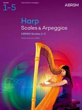 Scales and Arpeggios for Harp, ABRSM Grades 1-5, from 2025