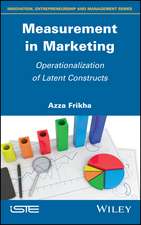 Measurement in Marketing – Operationalization of Latent Constructs