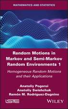 Random Motions in Markov and Semi–Markov Random Environments 1 – Homogeneous Random Motions and their Applications