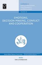 Emotions, Decision–Making, Conflict and Cooperation