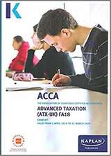 Kaplan Publishing: ADVANCED TAXATION (ATX) (FA2018)