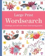 Saunders, E: Large Print Wordsearch