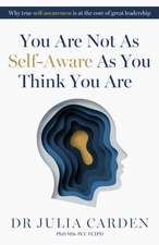 You Are Not As Self-Aware As You Think You Are