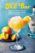 Ice Bar: More than 30 recipes for frozen cocktails, slushies, frosés & floats