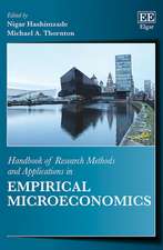 Handbook of Research Methods and Applications in Empirical Microeconomics